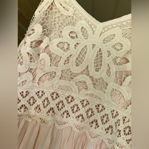 Beautiful and comfortable dress, light pinkish peach